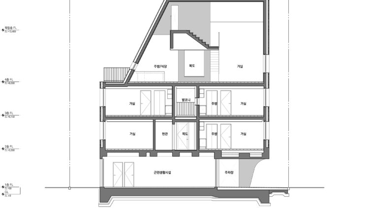 봄 건축연구소 architecture lab BOUM 의왕 다가구주택