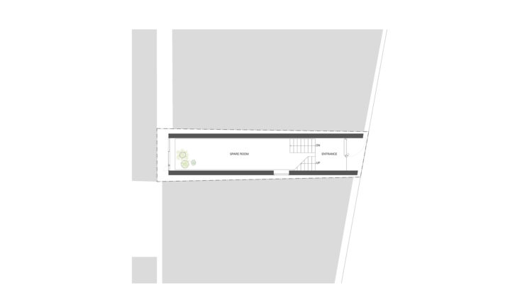 YUUA-architects-the-1.8m-width-house-B1F-plan